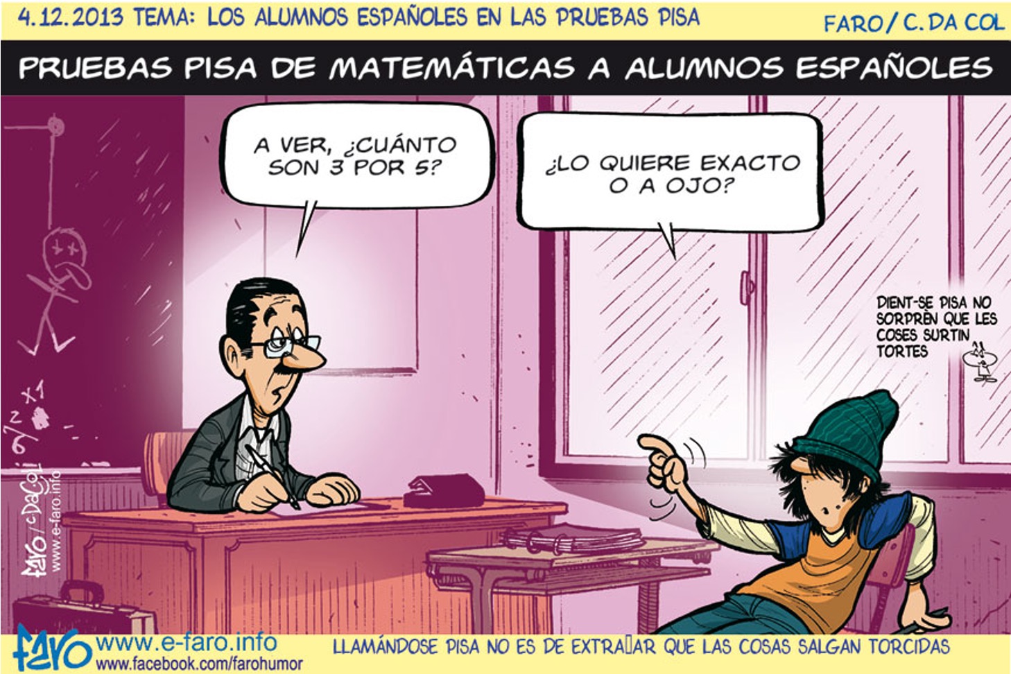 PISA: ¿Y AHORA, QUÉ? (I)